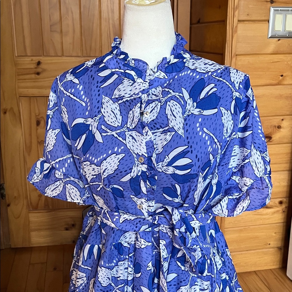 J.Marie mini tiered ruffle dress - Picture 2 of 9
